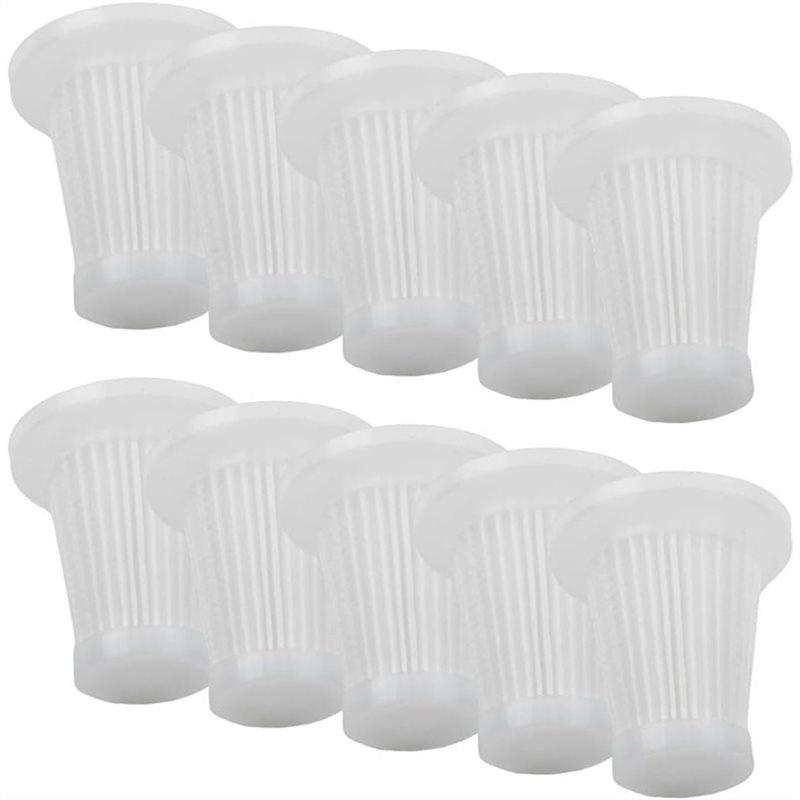 A78E-Replacement Filters 10Pcs For Car Vacuum Cleaner Accessories, Washable& Reusable Dust Filter
