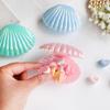 5pcs Shell Candy Gift Boxes Plastic Snack Cookie Jewelry Storage Box Kids Mermaid Birthday Party Favors Decor Wedding Supplies