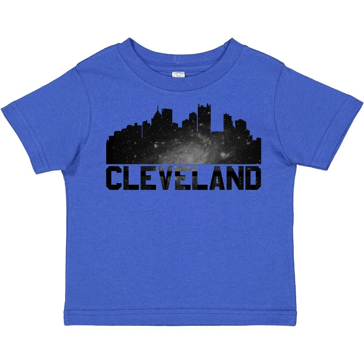 Inktastic Cleveland Skyline Toddler T-Shirt Silhouette Ohio Child Preschooler 160