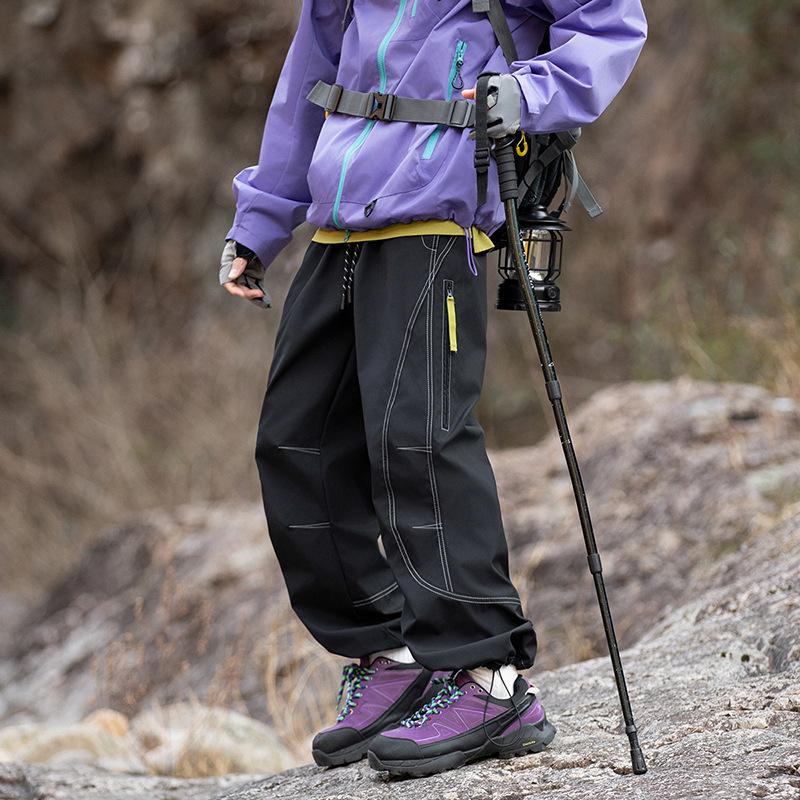 

American Overalls, Charge Pants, Outdoor Waterproof Pants, Men s and Women s Loose Casual Pants, Trousers XXXL чёрный