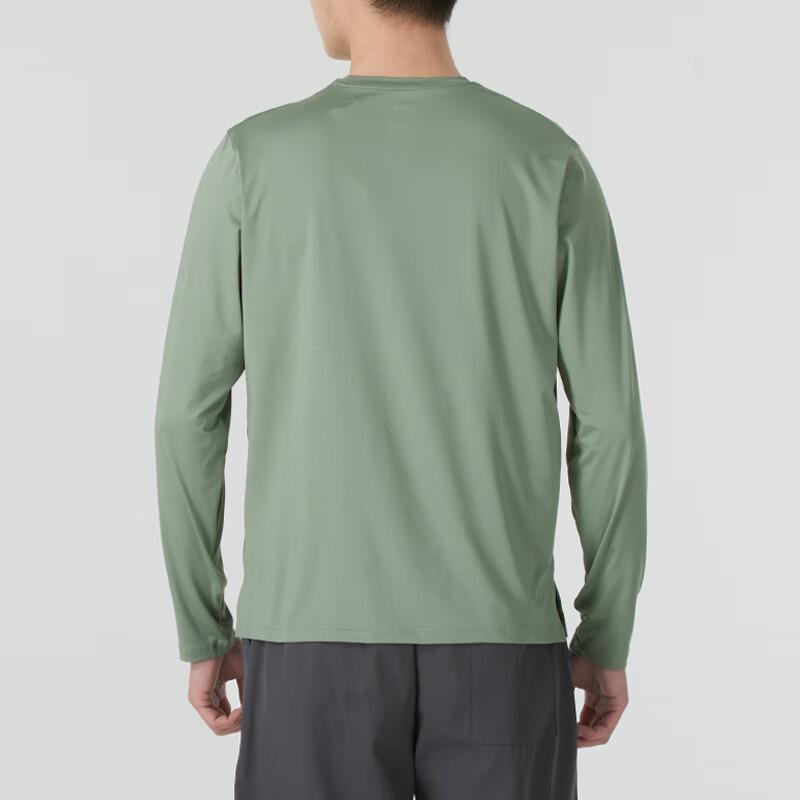 Under Armour Cómodo Jersey de Cuello Redondo Transpirable Camiseta de Manga Larga Tops para Hombre Verde 1387390-505