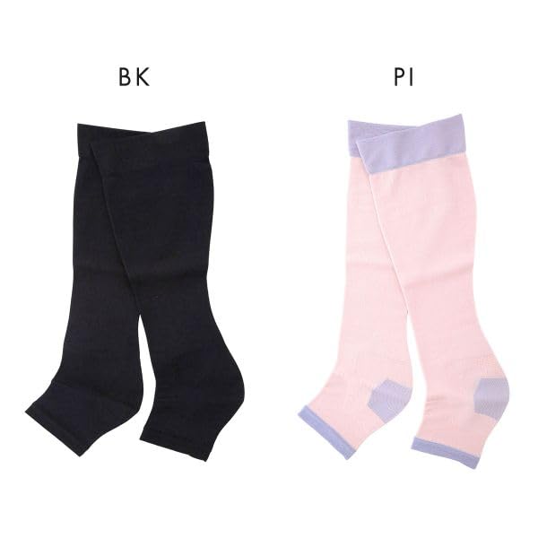 Shirohato Free Fit Sleep Room High Compression Socks Sizes Socks, Socks, (Black, 5L-6L)