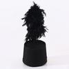 Drum Major Hat Conductor Performance Majorette Hat Drum Band Hat Toy Soldier Hats with Feather Decor Cosplay Accessories
