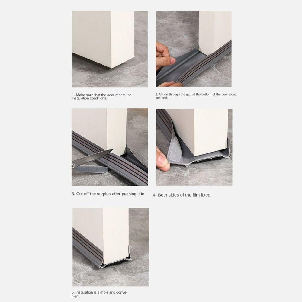 Flexible Door Draft Stopper Anti Collision Window Weather Stripping New Door Seal Strip  Door