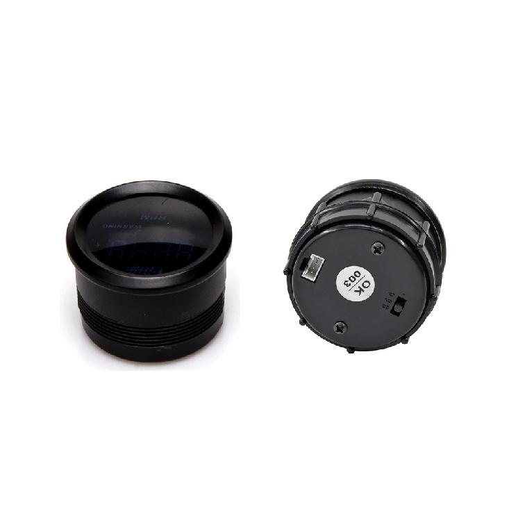 Round Earth 2 Inch Oil Pressure Gauge Racing car Instruments Modification 0-150 Psi With Press Warning Sensor Meter
