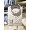 S.t. Dupont Long Sleeve Slim Fit Stretch Collar Snap Button White Shirt Se5sm22ls925swh