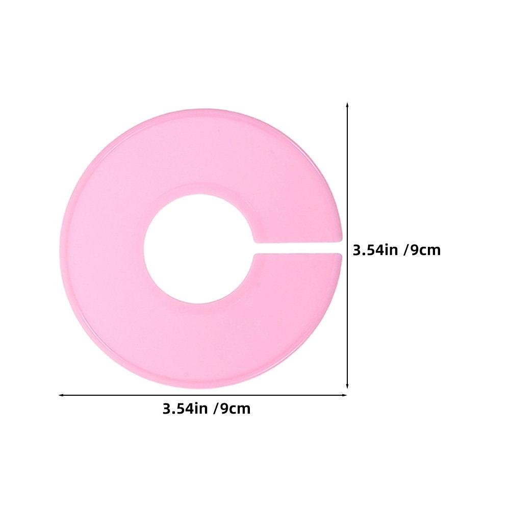 10Pcs Plastic Closet Size Dividers Round Hanger Labels for Clothes Rack Organization Wardrobe Hanger Separators