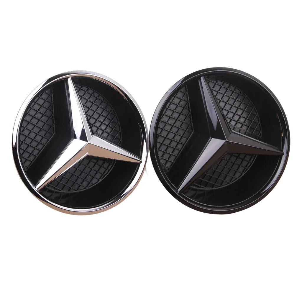 MMY Car Grill Emblem Star Badge Car Front Grill Logo Mercedes Benz W205 A B C W212 W20E GLA GLK CLA CLS SLK VIANO Accessories
