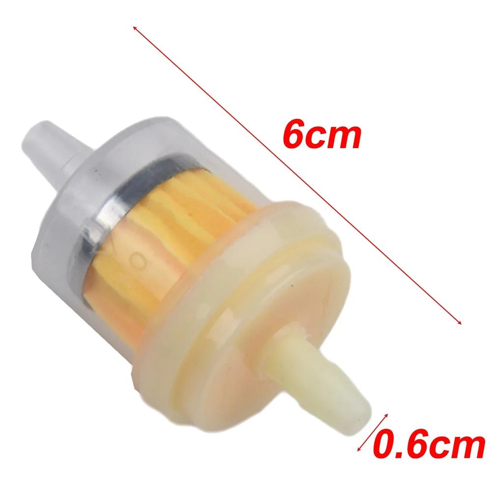 Fuel Filter 6mm With Magnet For Motorcycle Scooters Moped ATV Quad Small Engine Lawn Mower Moto Accessories