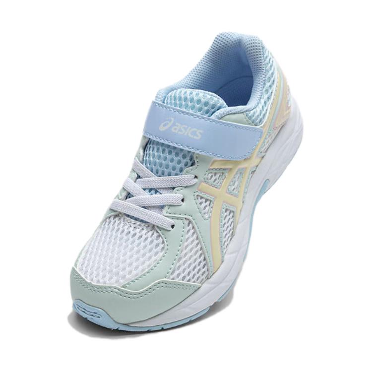 Asics Contend Jog Low Top Kids' Running Shoes White Green Blue Kids' 1014A356-101