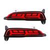 2PCS Led Reflector driving lights for Hyundai Creta IX25 2014 2015 2016 2017 Brake Lights rear bumper lamp Turning Signal light