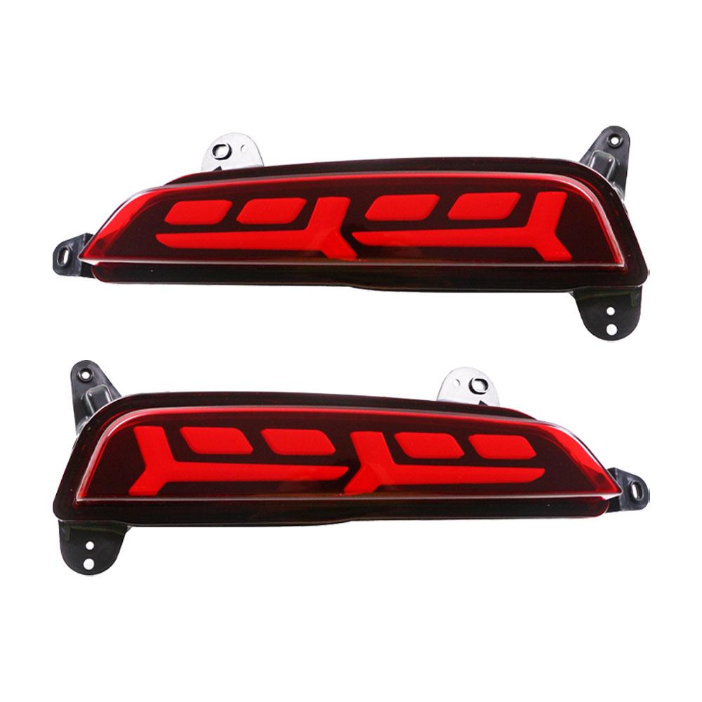 2PCS Led Reflector driving lights for Hyundai Creta IX25 2014 2015 2016 2017 Brake Lights rear bumper lamp Turning Signal light