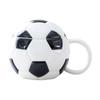 Football Soccer Ceramic Mug With Lid Sports Coffee Cup Baseball Design | High Appearance Home/ Drinkware For Sports E Ornament