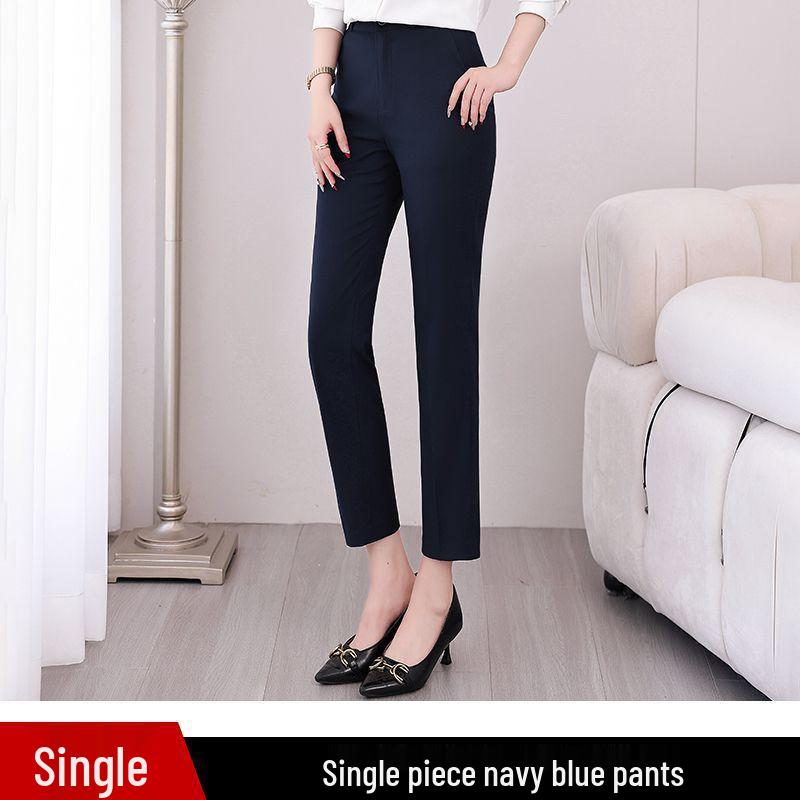 Formelles Damen-Anzugset mit V-Ausschnitt Chiffon Weißes Hemd