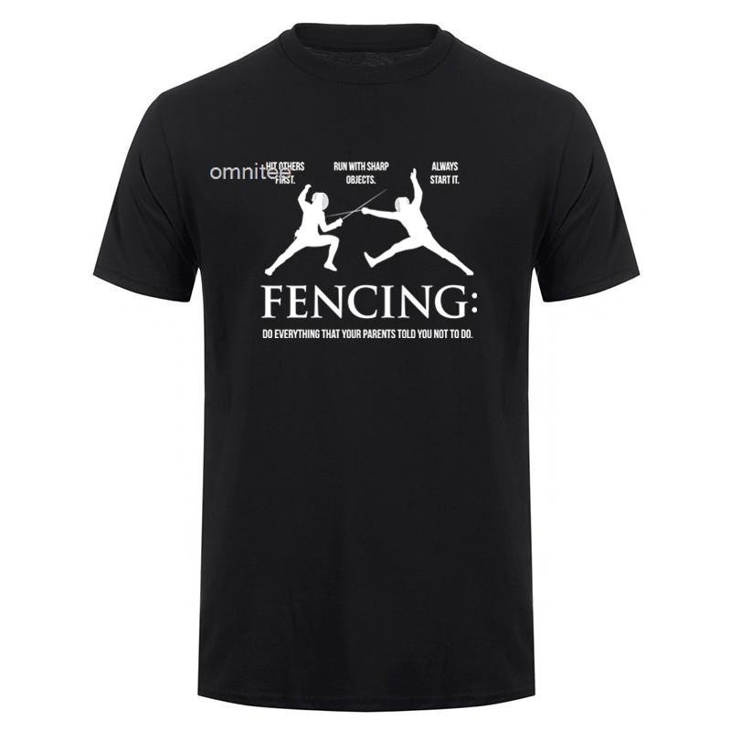 Funny Fencing TShirt Fencer Gift Tee Foil Epee Saber Athlete Graphic T Shirt for Unisex Unisex HJ067