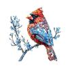 Acrylic Colorful Hummingbird Sun Catcher Hanging Pendant with Lanyard Easy To Install Bird Window Crafts Hanging Decor