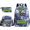 Monster Concert My Singing Monsters Three-Piece Schoolbag Backpack Large Capacity Student Schoolbag