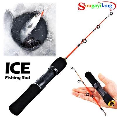 SOUGAYILANG Eis-Angelrute, 2 Abschnitte, Eis-Angelrute, Winter-Angelruten, Angelrute