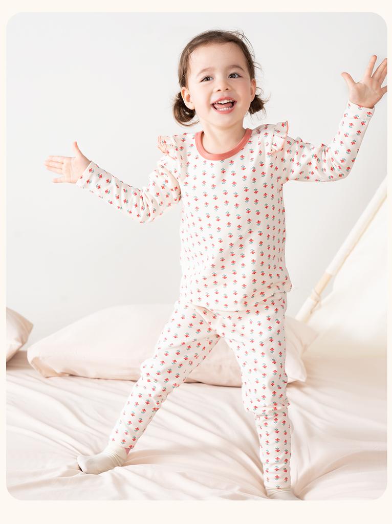 Children's Autumn Pajama Set - Pure Cotton