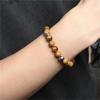 High-End Men's Tiger's Eye Stone Beaded Bracelet - European and American Fashion