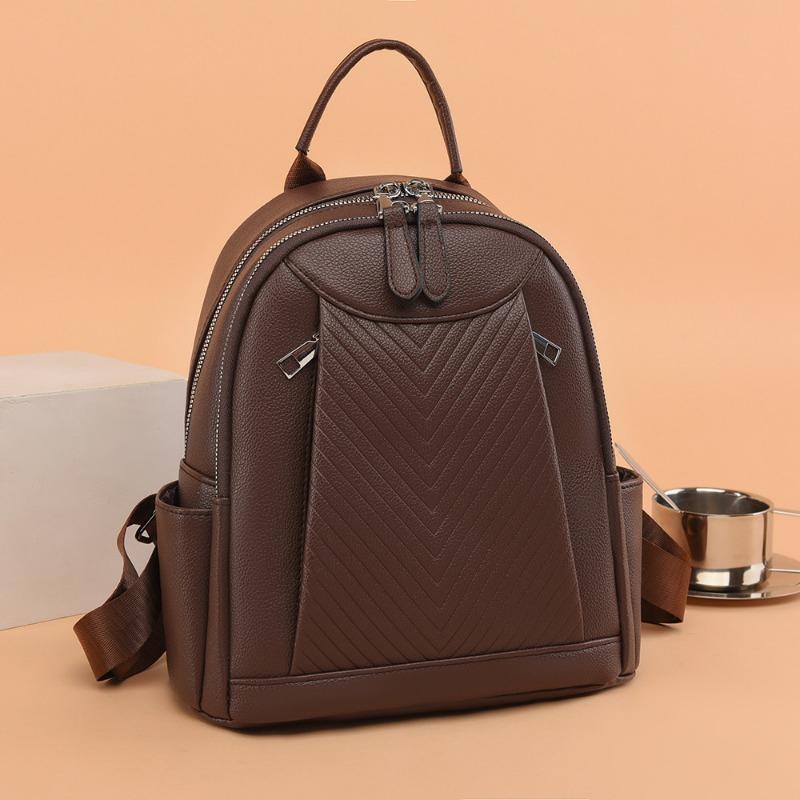 New Simple Temperament Backpack Women's Large Capacity Commuter Leisure Travel Backpack Tide Backpack Women