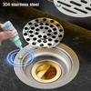 304 Stainless Steel Sink Strainer Dual-purpose Floor Drain  Bathroom Washing Machine Accessories