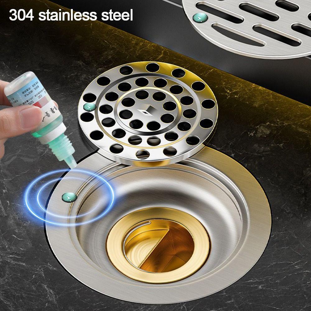 304 Stainless Steel Sink Strainer Dual-purpose Floor Drain  Bathroom Washing Machine Accessories