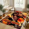 Personalized Crystal Velvet Carpet,Travis Scott Custom Printed Name, Plush Area Rug For Home Indoor Decor