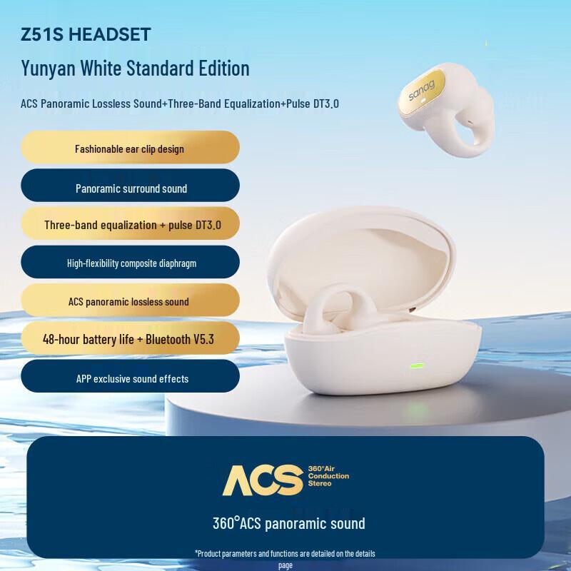 

Saina Z51SPro Open-Ear Clip-On Sports Bluetooth Headphones