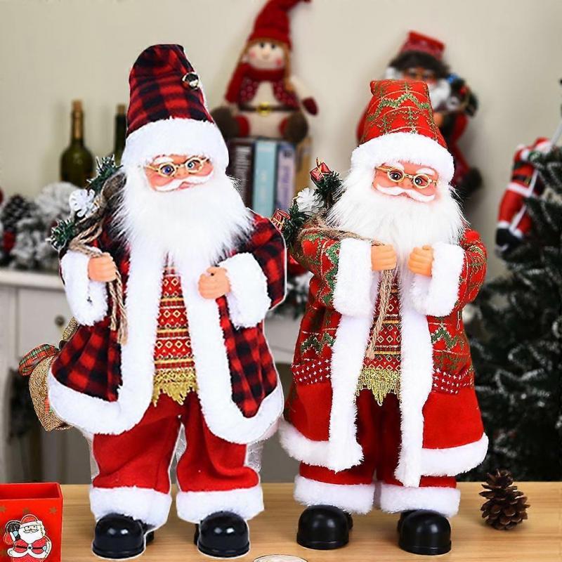 Plastic Electric Santa Claus Toy for Kids Dancing Relieve Stress Supplies Realistic Funny Toy with Funny Action