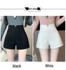High-Waisted Black Slim-Fit Shorts 2024 Summer Women's Fashion