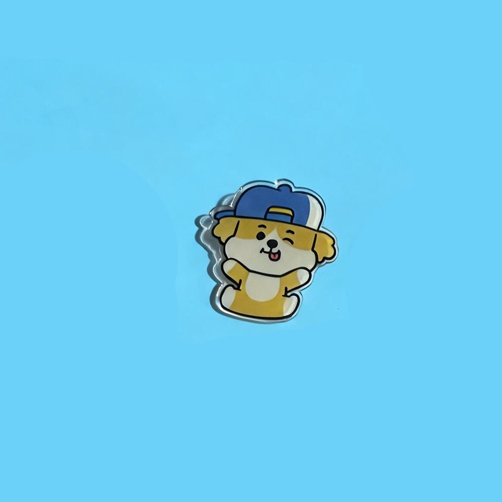 1pz ENHYPEN ENCHIN Carino Spilla Distintivo Acrilica Personaggio Intero Jungwon Jay Jake Sunghoon Sunoo Ni-ki Cartone Animato Distintivo Azione Decorazione Borsa Regalo per Fan
