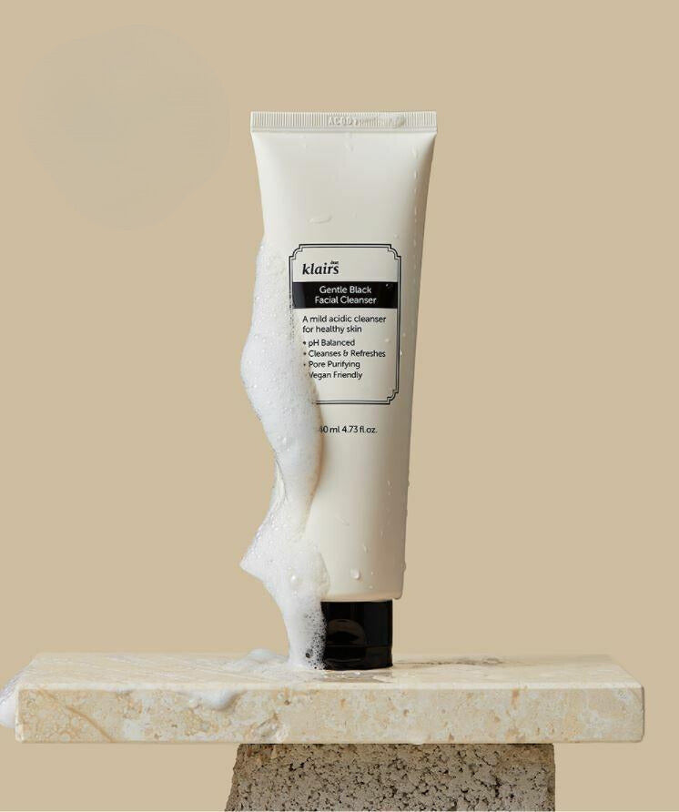 dear, klairs Sanfter schwarzer Gesichtsreiniger, 140 ml