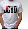 JCVD Logo Jean Claude Van Damme weißes Kinder Jungen T-Shirt Oberteil - s und Kindergrößen