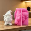 3D Dwarf Figurine Silicone Mold For Resin Casting and Making Candle Soap Chocolate and Gypsum Sculpture Christmas Decoration