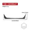For Chevrolet Traverse RS LT 2018- Real Carbon Fiber Sticker Central Gear Shift Outer Frame Panel Car Accessories Decorative
