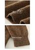 2024 Women's V-Neck Cashmere Wool Knit Mid-Length Sweater - Thick, Loose, Lazy Style.