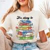 Bookish Autism Awareness T Shirt Motivational Unisextal Health Vintage Stylish Breathable Soft Versatile Slightly
