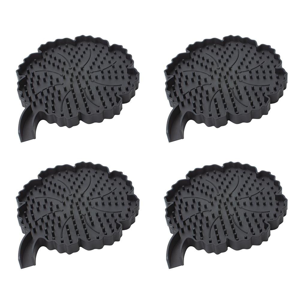 4Pcs Silicone Heat Insulation Pads Kitchen Table MATS Anti-heat Pads Bowl MATS Cup MAT For Kitchen And Dining 16.6x14.9cm