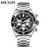 Steel Belt Silicone Belt Business Men'S Sports Luminous Watch 2226