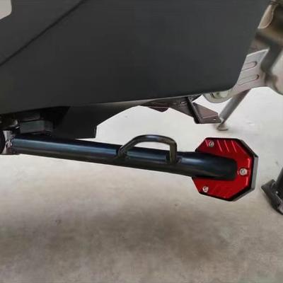Aluminum Alloy Motorcycle Kickstand Extender Scooter Foot Side Stand Extension Pad Anti-skid Enlarged Base Moto Accessories