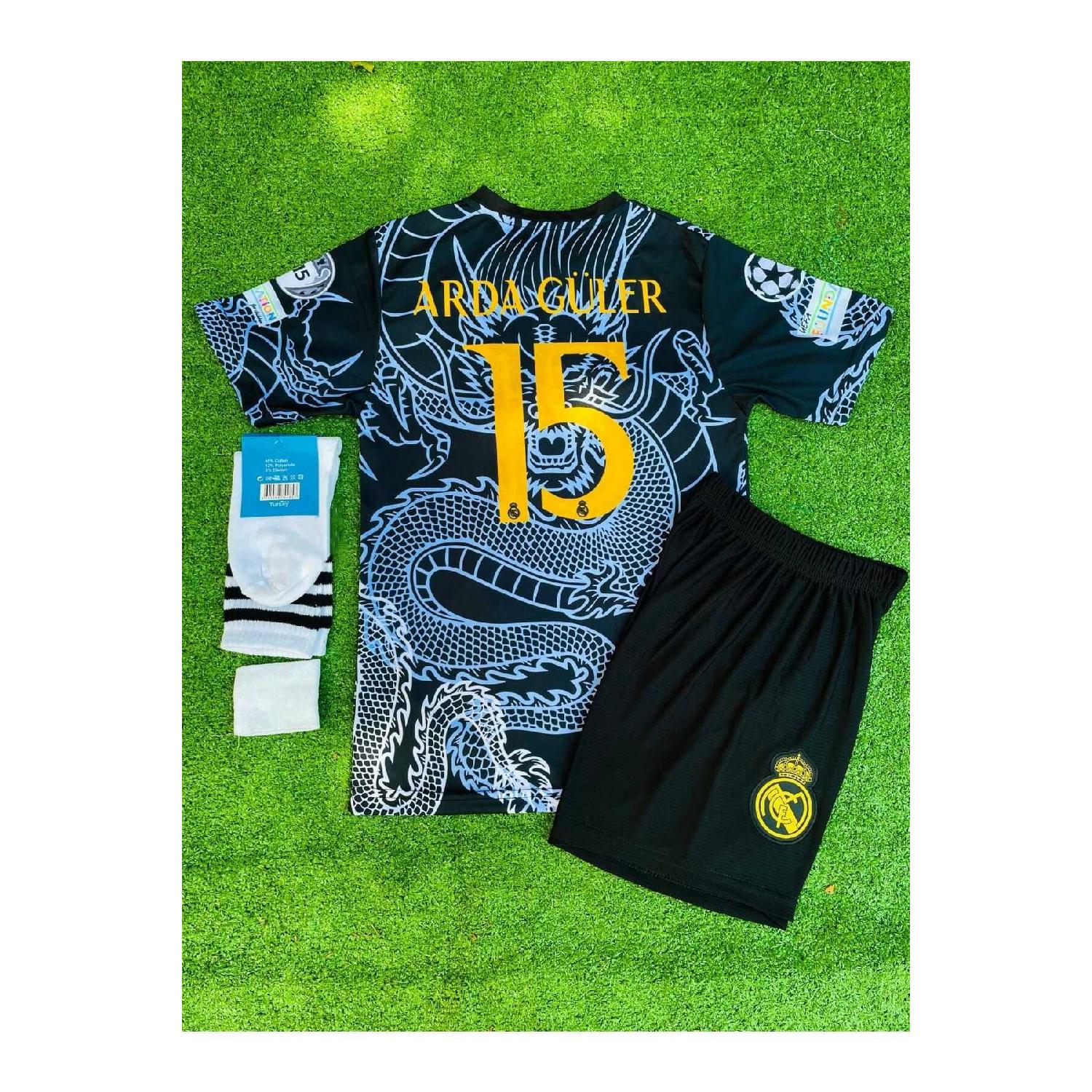 

2024/25 New Season Dragon Patterned A,r,d,a G,,l,e,r Kids Jersey Set Of 4 3-4 Yaş тёмно-синий
