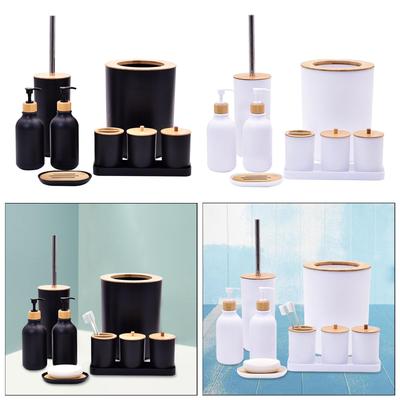 Bathroom Accessories Set for Bathroom Storage Organization Toothbrush Holder for Hotel Restaurants Office Countertop Bathroom