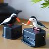 Cute Little Bird Pop-Up Toothpick Box Cartoon Pressing Toothpick Box  Home Furnishing