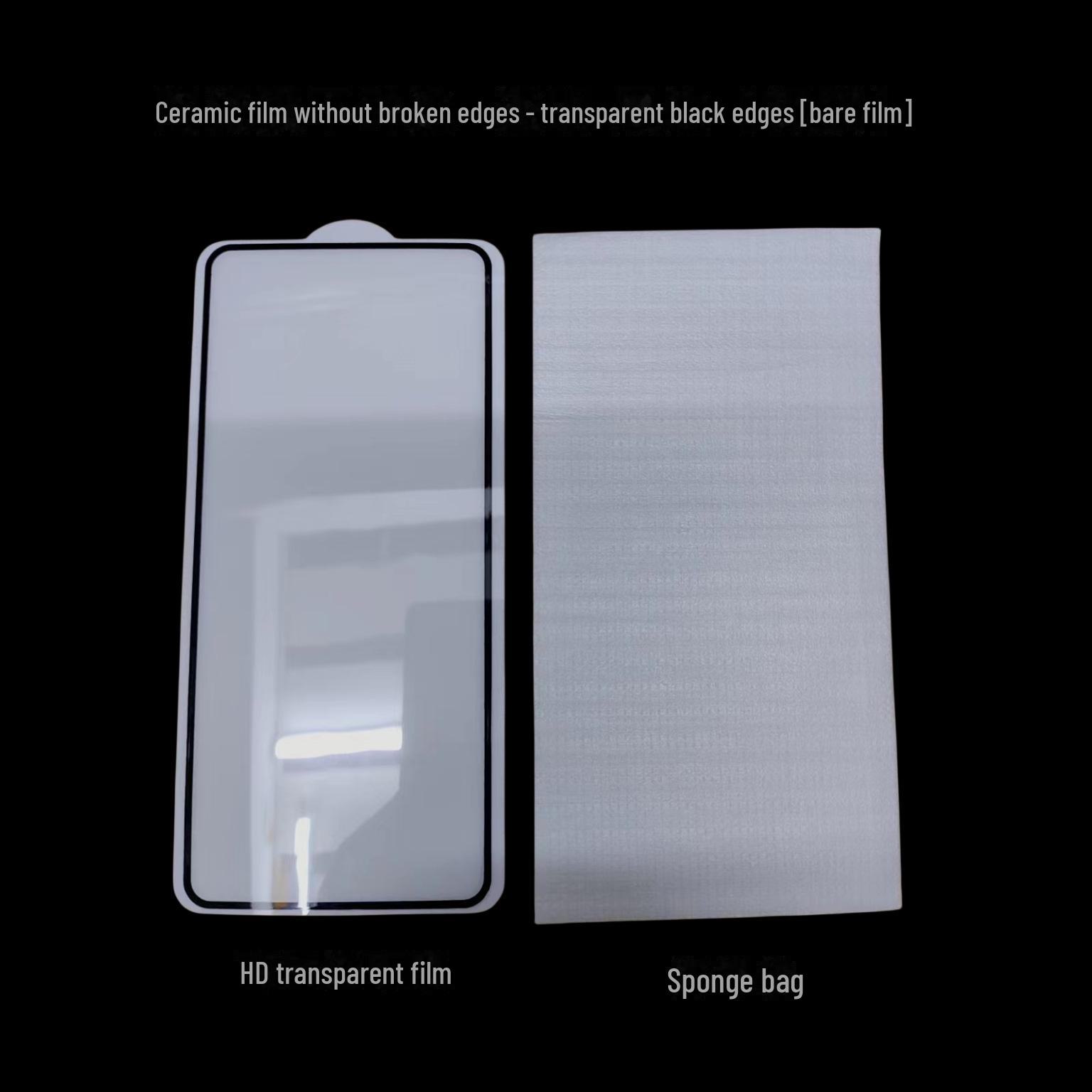 

Гибкая керамическая взрывозащищенная защитная пленка для экрана OnePlus Ace Series 1+6T, bare chip