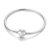 Authentisches Originalarmband Hohe Qualität Feiner Schmuck Kupfer Metall Beschichtet 17-20CM Stern Herz Form Zirkon Schlangenkette Armband Hohe Qualität Fein