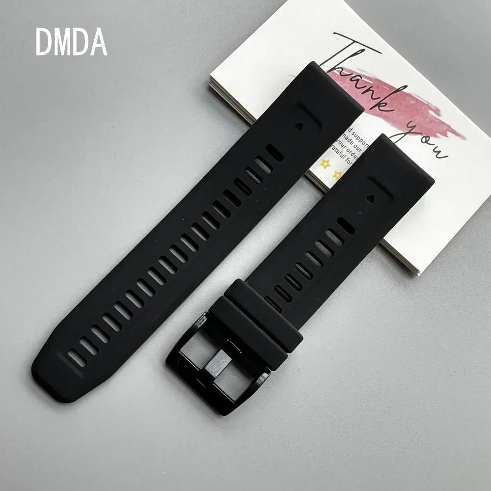 Quickfit Silicone 22 26mm Watch Strap For Garmin Tactix 7 AMOLED Delta Bravo Watchband For Quatix 7 7X 6 5 3 Band Outdoor Sports