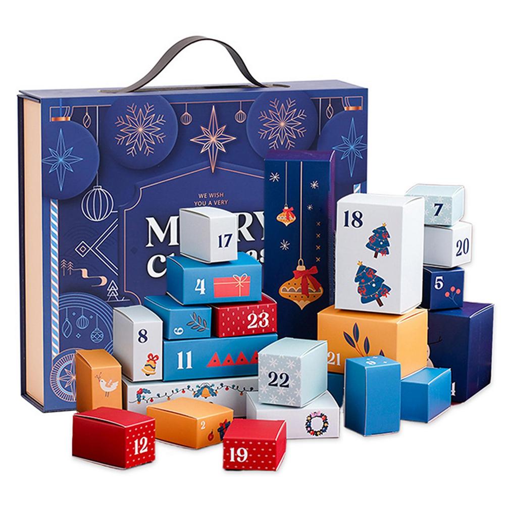 Empty Advent Calendar Boxes 24 Days Christmas Countdown Calendar Boxes For Filling Count Down To Christmas Storage Boxes