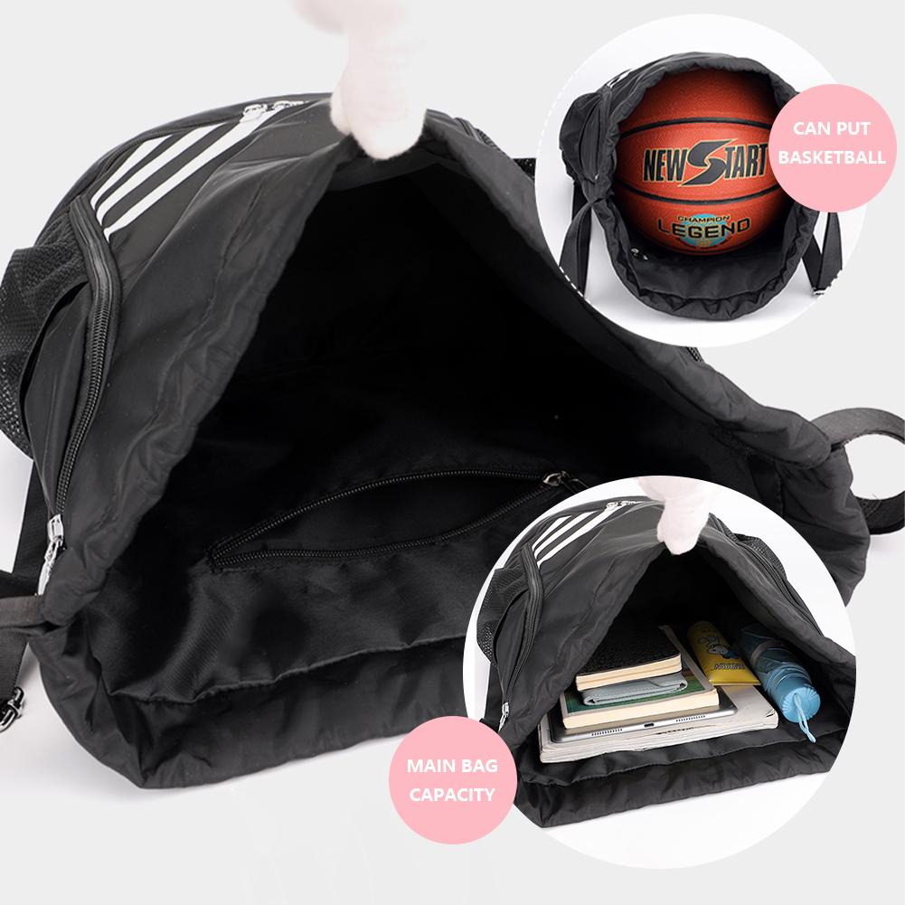 Nový basketbalový batoh Outdoor Vodotěsné Plavání Fitness Cestování Sportovní taška Elastické Funkční Tašky přes rameno Basketbalová taška