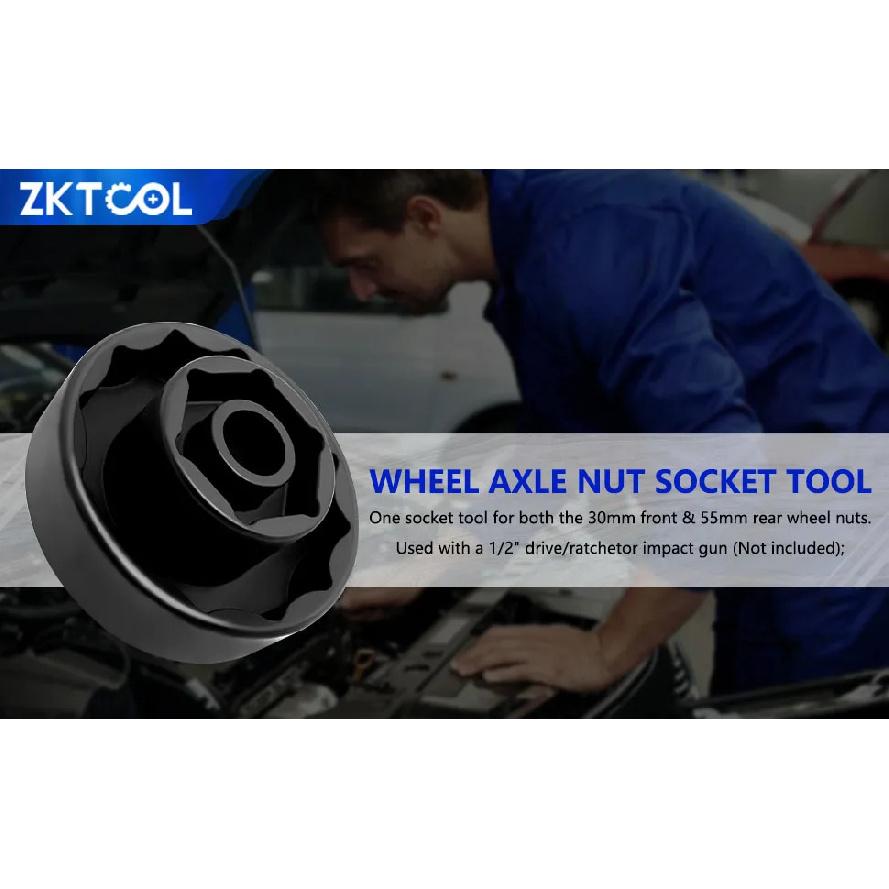Kit d'outils pour axe de moto Écrou en aluminium avant et arrière pour Ducati 1098, 1198, Multiroad 1200, Panigali 1199, 30mm, 55mm